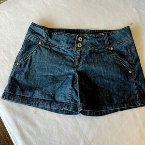NAVY JEAN SHORTS, sz 5‎